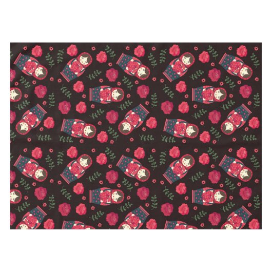 Matreshka Pattern Tafelkleed (Voorkant (Horizontaal))
