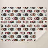 Matreshka Sherpa Blanket Deken (Voorkant (horizontaal))
