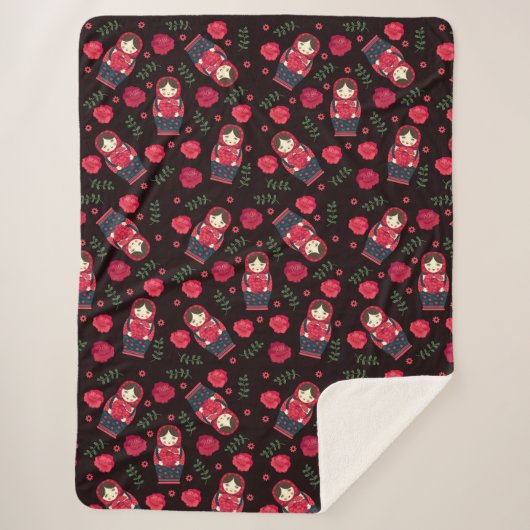 Matreshka Sherpa Deken (Voorkant)