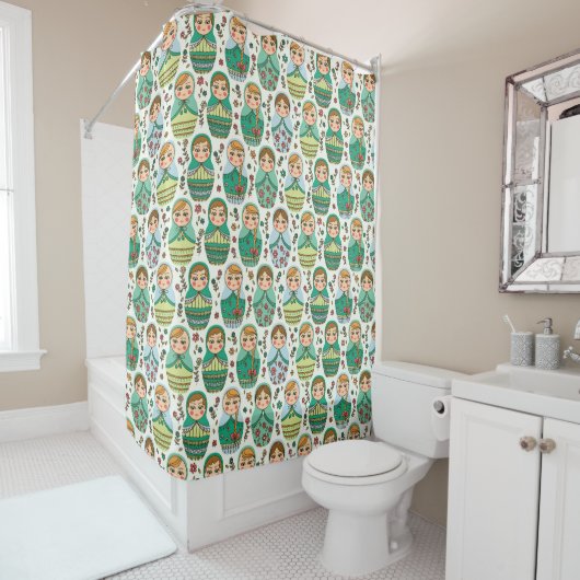 Matreshka Shower Curtain Douchegordijn (In situ)