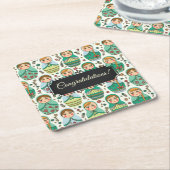  Matreshka Square Paper Onderzetter (Schuin)