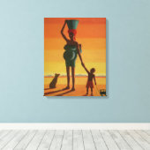 Matriarch 2004 canvas afdruk (Insitu (Houten vloer))