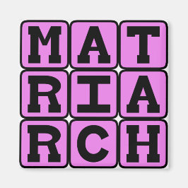 Matriarch, moeder van het gezin magneet