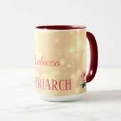 Matriarch van gepersonaliseerde Rozen Mok (Voorkant rechts)