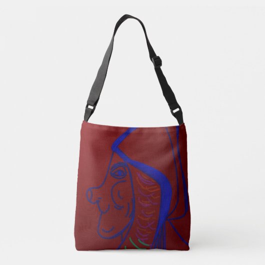 Matriarchal Queen of the Gnomes Crossbody Tas (Achterkant)