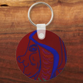 Matriarchal Queen of the Gnomes Keychain (Achterkant)