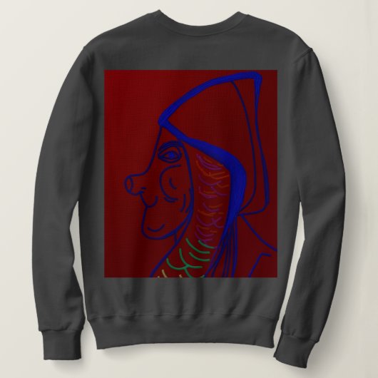 Matriarchal Queen of the Gnomes Sweatshirt (Design achterkant)