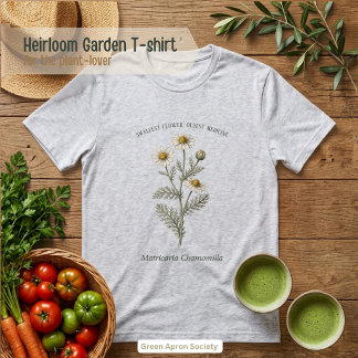 Matricaria Chamomilla Botanische Tuin Tri-Blend Shirt