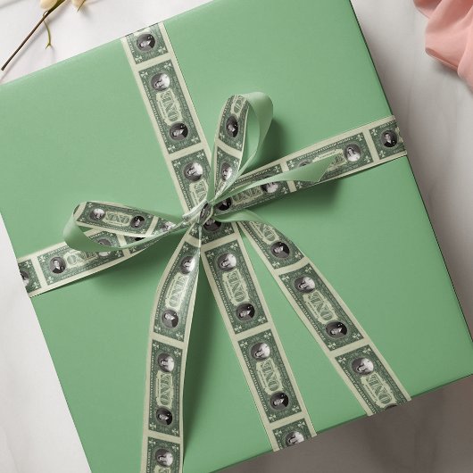 Matrimonium Money $1 Bill Satijnen Lint