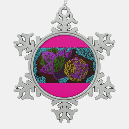 Matrimony Tin Sneeuwvlok Ornament (Voorkant)