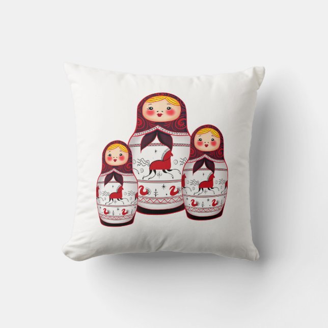 Matrioshka Kussen (Voorkant)