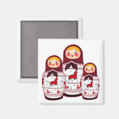 Matrioska Magneet (Voorkant / Achterkant)