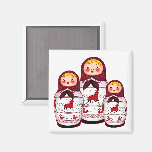 Matrioska Magneet (Voorkant / Achterkant)
