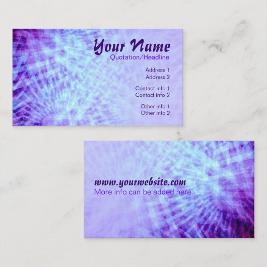 Matripuli Visitekaartje (Voorkant / Achterkant)