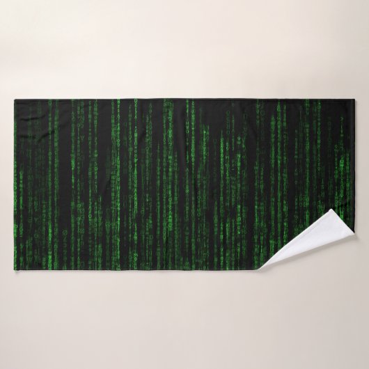 Matrix-code Badhanddoek (Badhanddoek)
