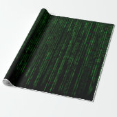 Matrix-code Cadeaupapier (Uitgerold)