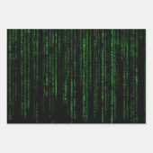Matrix-code Inpakpapier Vel (Voorkant 3)