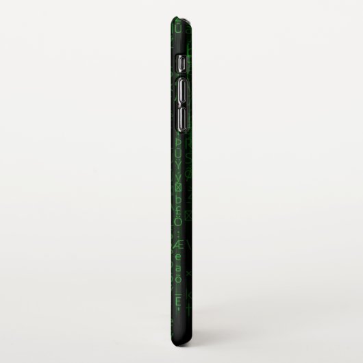 Matrix-code iPhone Hoesje (Linkerkant)