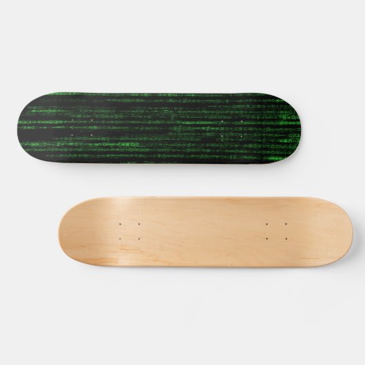 Matrix-code Persoonlijk Skateboard (Horizontaal)
