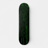 Matrix-code Persoonlijk Skateboard (Voorkant)