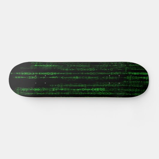 Matrix-code Persoonlijk Skateboard (Horizontaal)