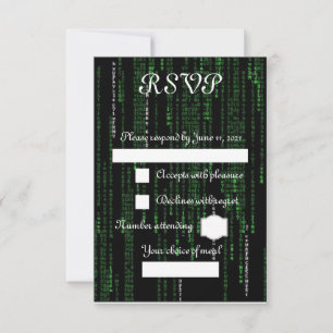 Matrix-code RSVP Kaartje