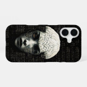 Matrix Man Binaire Code iPhone 16 Hoesje (Achterkant horizontaal)