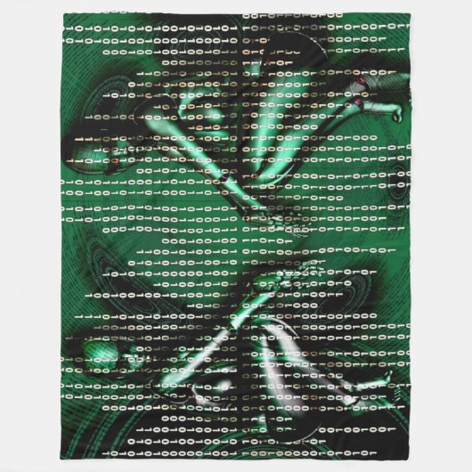 MATRIX MENSEN FLEECE DEKEN (Voorkant)