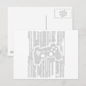 Matrix Pad - Controller gamer Video Games Gaming Briefkaart (Voorkant / Achterkant)