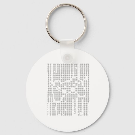 Matrix Pad - Controller gamer Video Games Gaming Sleutelhanger (Voorkant)