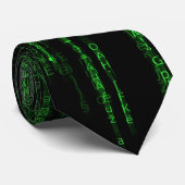 Matrix regencode stropdas (Opgerold)