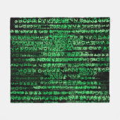 Matrix tech-gegevens fleece deken (Voorkant (Horizontaal))