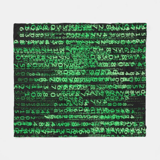 Matrix tech-gegevens fleece deken (Voorkant (Horizontaal))