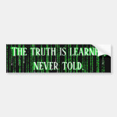 Matrix Truth Bumpersticker (Voorkant)