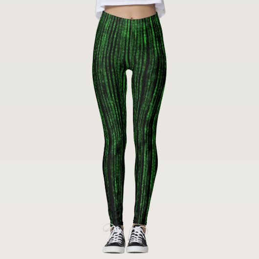 Matrixcode 1 Leggings (Voorkant)