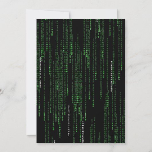 Matrixcode Kaart (Achterkant)
