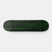 Matrixcode Persoonlijk Skateboard (Horizontaal)