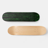 Matrixcode Persoonlijk Skateboard (Horizontaal)