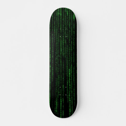 Matrixcode Persoonlijk Skateboard (Voorkant)