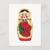 Matrjoška doll briefkaart (Voorkant)