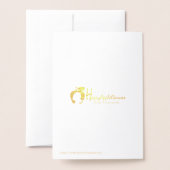 Matron of Edelachtbare Dank u Gold Foil Kaart (Met envelop)