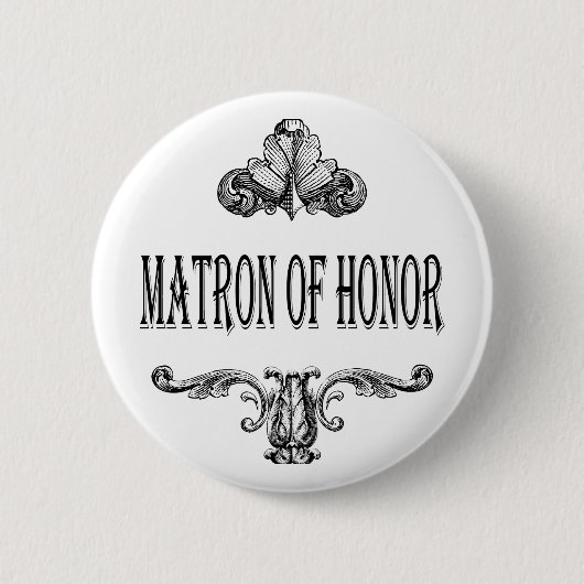matron of erempas ronde button 5,7 cm (Voorkant)
