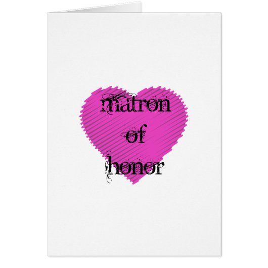 Matron of Honor (Voorkant)