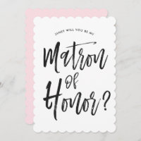 Matron of Honor | Aangepaste bruiloft in Script-st