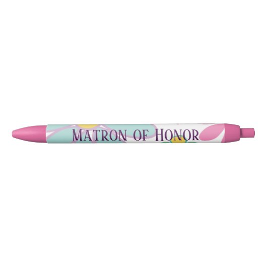 Matron of Honor Appreciation Zwarte Inkt Pen (Voorkant)