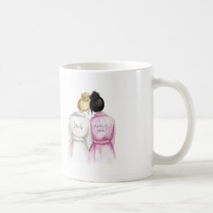 Matron of Honor? Blonde Bun Bride Black Bun Maid Koffiemok
