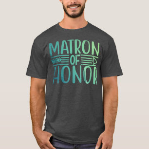 Matron of Honor Bride Squad T - shirts Wedding Gif