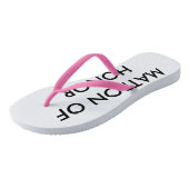 Matron of Honor Bride Wedding Teenslippers (Schuin)