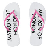 Matron of Honor Bride Wedding Teenslippers (Voetbed)