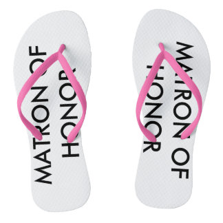 Matron of Honor Bride Wedding Teenslippers